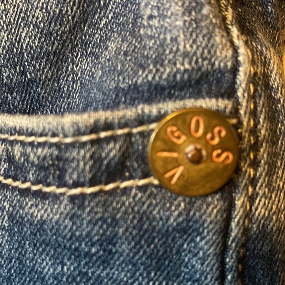 Vigoss Jeans mini denim skirt with buttoned back pockets - Picture 5 of 13